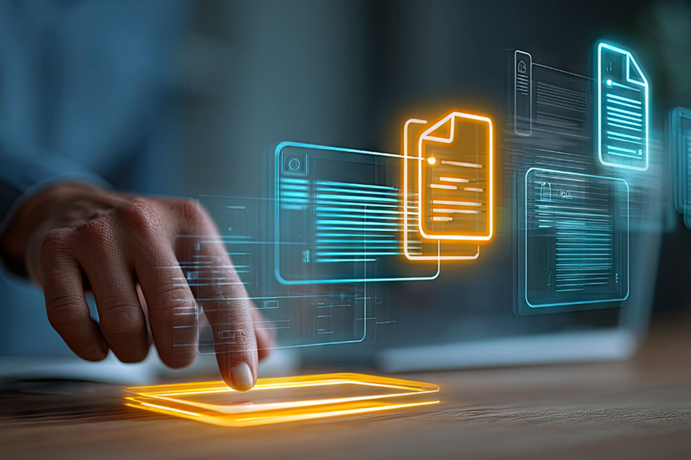 Foto: Laufende Kontrolle des Postfaches im Unternehmensserviceportal